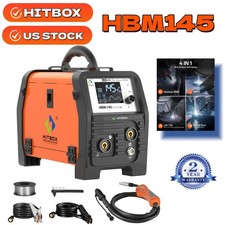 Hitbox 4IN1 MIG Welder 110V/220V Gasless Lift...