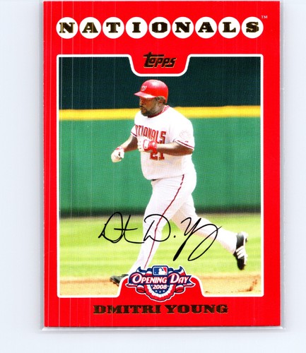 2008 Topps Opening Day Dmitri Young #117 card