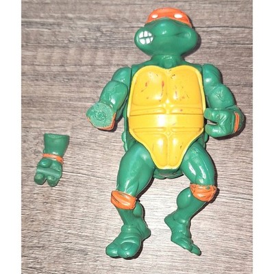 Vintage Mirage Studio Playmates Tnmt Michelangelo Hand Broken Off 1988