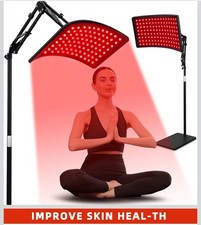 Red Light Therapy for Face and Body, Red Infrared Light Therapy Lamp with Stand