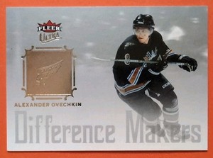 ALEX OVECHKIN 2005-06 FLEER ULTRA 'ROOKIE YEAR' DIFFERENCE MAKERS #DM9 CAPITALS