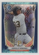 2014 Bowman Chrome Prospects Bubbles Refractor 99/99 Harold Ramirez #BCP77 7m3