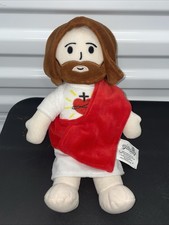 13 Jesus Plush Toy - Heart of Jesus Stuffed Doll for Kids, Church Gift