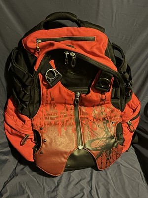 Vintage Oakley Icon Backpack Red Black Tactical Y2K Software Bag