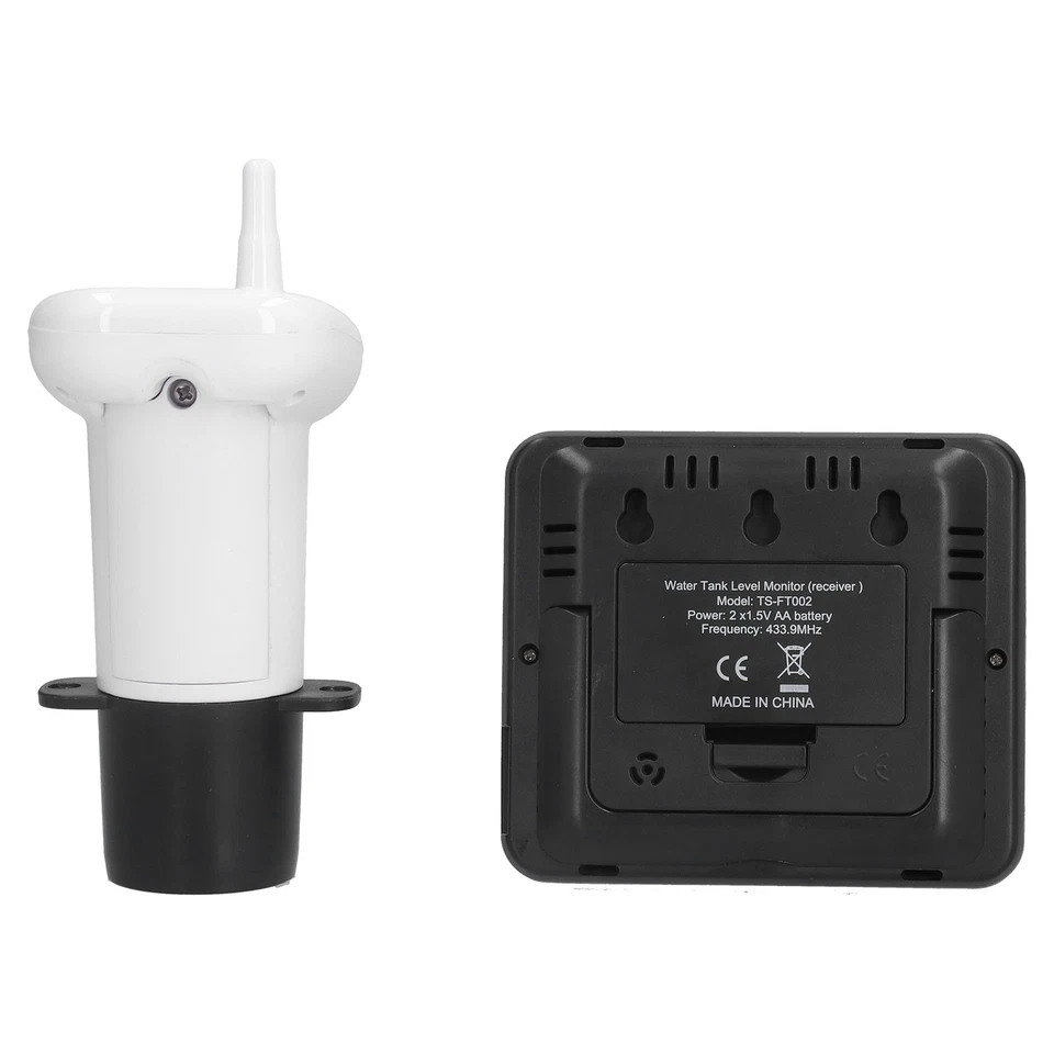 Wassertank-Füllstandsmesser Ultraschall-Digitalanzeige Tiefenmesser Sensor-Moni - Bild 2 von 4