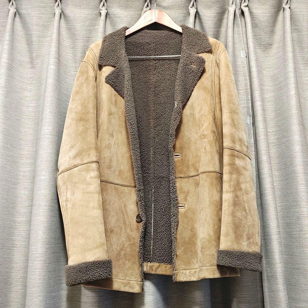 Theory Highest Grade Shearling Jacket M Camel - image 4