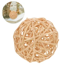 Willow Woven Rattan Ball Hanging Decoration Decorative Balls for Bowls