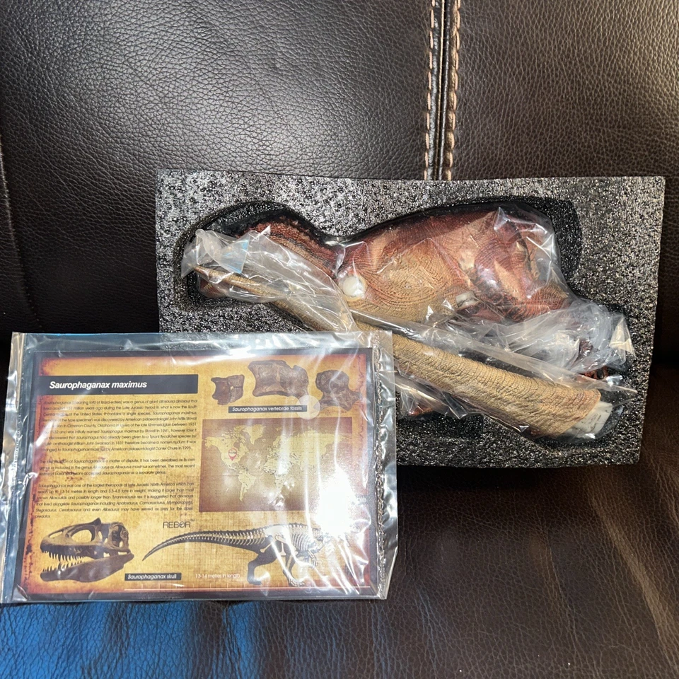 REBOR Saurophaganax Maximus NOTORIA GRAN CAVERNA VOLCÁNICA Rojo Ver. Decoración de modelo Foto 3 de 4