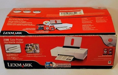 Lexmark Z1300 Digital Photo Color Inkjet Printer Open Box 