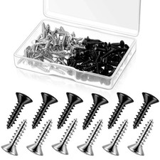 100 Pack 3 mm Guitar Screw Bass Pickguard Screws Guitar Mounting Screws for Guit