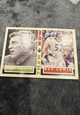 2001 Topps Heritage - Then & Now Ray Lewis, Chuck Bednarik #TN-BL