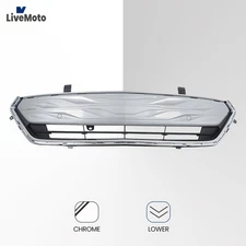 Front Bumper Lower Grille Grill W/O radar holes For 2016-2019 Chevrolet Volt