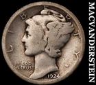 1924 Silver Mercury Dime-Scarce Better Date No Reserve #i2599
