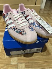Adidas x Liberty London Samba Clear Pink Floral Big Kid Size 5 GS JQ2008