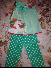 Rare Editions Size 2 Girls Unicorn Outfit