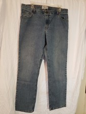 Women's Levi Strauss Signature Mid Rise Straight Jeans Size 16L H244 