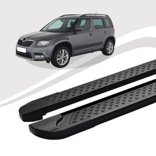 Trittbretter passend für Skoda Yeti ab Baujahr 05/2009-12/2017 SOMA Schwarz mIt 