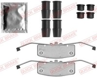 1X Quick Brake 109-1837 ZubehöRsatz Scheibenbremsbelag FüR Ford Volvo