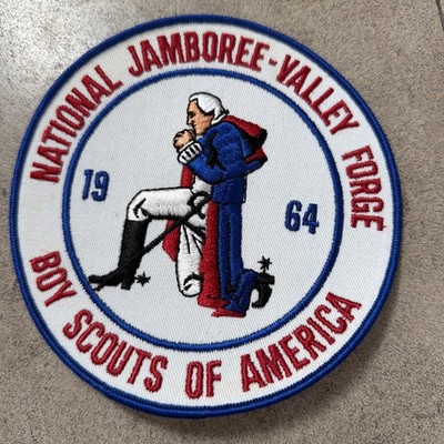 Vintage 1957 Boy Scouts National Jamboree Valley Forge Original BSA Patch