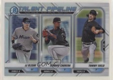 2021 Bowman Talent Pipeline Edward Cabrera JJ Bleday Tommy Eveld #TP-MIA 11pj