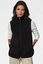 M&S Borg Fleece Funnel Neck Gilet