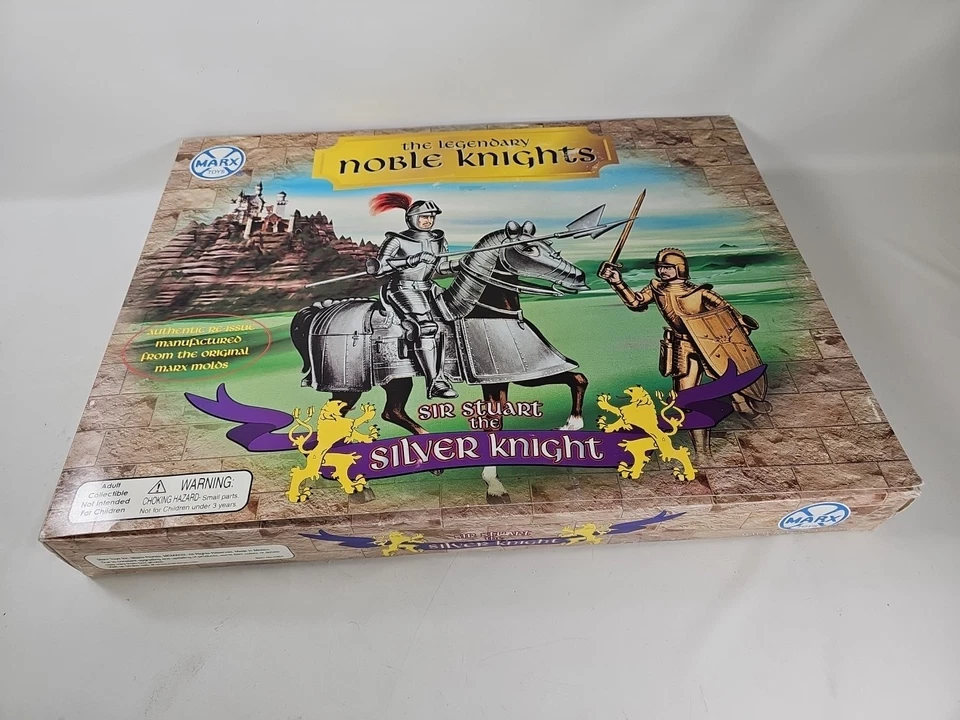 Juguetes Marx Caballero de Plata Sir Stuart Reproducción - Los Caballeros Nobles Legendarios Foto 4 de 4
