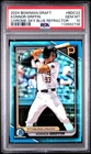 KONNOR GRIFFIN 2024 BOWMAN CHROME DRAFT 1ST SP SKY BLUE REFRACTOR PSA 10 Pop 34❗