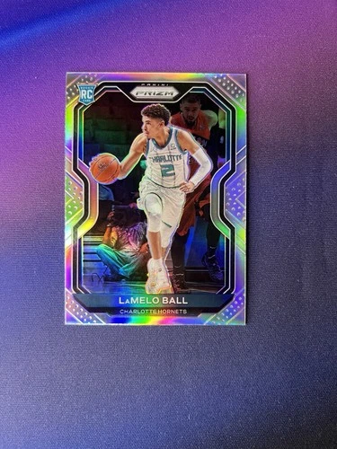 2020-21 Panini Prizm LaMelo Ball Silver Prizm Rookie #278 Charlotte Hornets RC