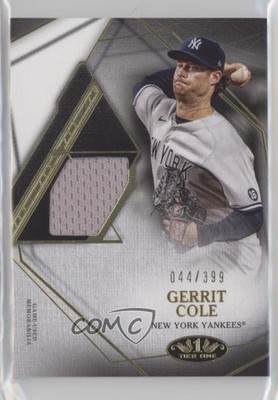2022 Topps Tier One Topps Certified Relics 44/399 Gerrit Cole #T1R1-GCO 0a5t