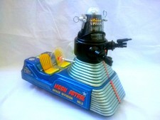 Antique tin toy Forbidden Planet Robby Robot Moon Patrol Space Car Multi-Action