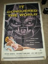 AIP HORROR-IT CONQUERED THE WORLD-PETER GRAVES, PAUL BLAISDELL, LEE VAN CLEEF