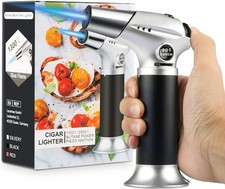 Adjustable Flame Refillable Kitchen Blow Torc...