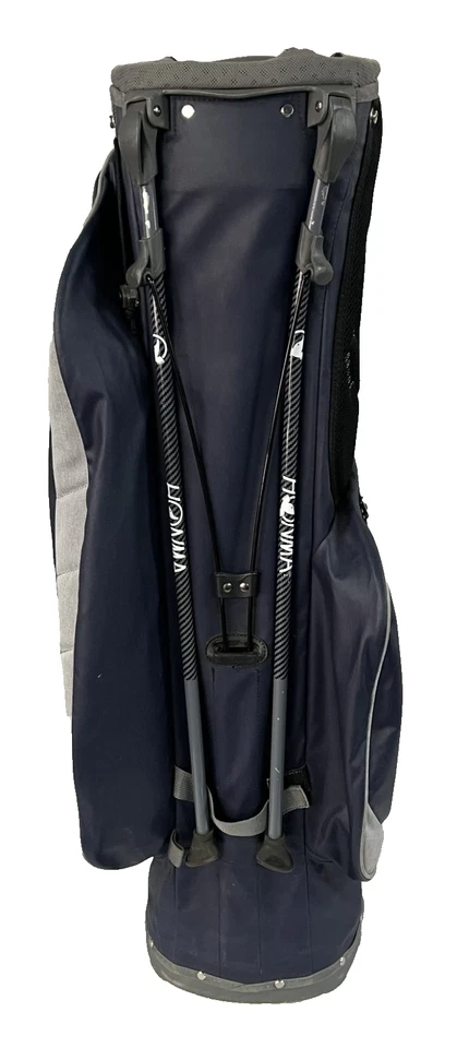 HONMA Golf Cart Bag Basic Sporty Model 5-way Lightweight Navy / Gray w/Cover - Image 3 of 4