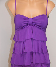 New Kenneth Cole Reaction Swimsuit Tankini Top Sz S Tankini GRA