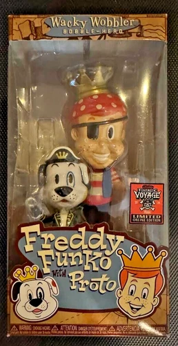 2024 Funtastic Voyage 🏴‍☠️ Pirate Freddy Funko with Proto Wacky Wobbler 🔥LE🔥