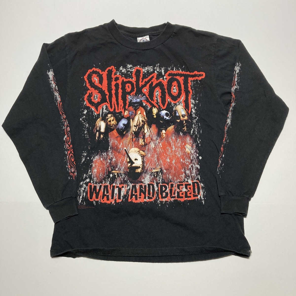 Slipknot ロンT ヴィンテージ Slipknot スリップノット ヴィンテージ加工 ロンT 長袖 Lの通販