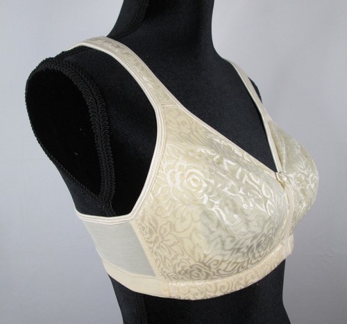 Reggiseno 34D nudo donna breezies senza imbottitura motivo rosa nylon/spandex nuovo senza etichette (B18-201) - Foto 10 di 10