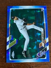 2021 Topps Chrome Update Sapphire Base Antonio Santos #US85 Colorado Rockies