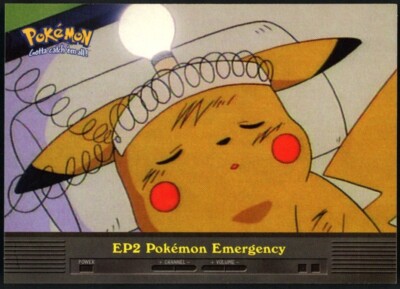 2000 Pokemon TV Animation Series 2 #EP2 Pokemon Emergency Blue Logo