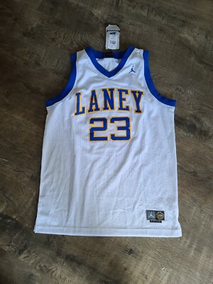 Vtg Nike Jordan Jumpman #23 Laney White TAG Talented Gifted jersey Youth L Nwt