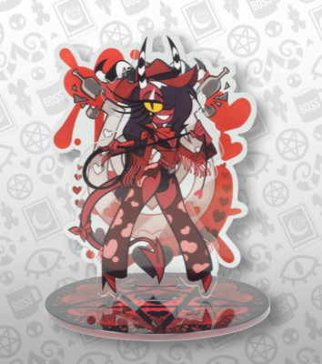Vivziepop Helluva Boss Valentines Sallie  May STANDEE LIMITED RUN 2025 NEW!