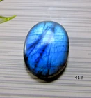 Top Quality Full Blue Flash Labradorite Oval Cabochon 34.40 Ct Gemstone- 28x21mm