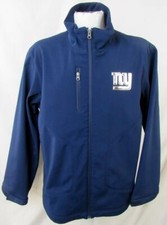 New York Giants Mens Large Full Zip Soft Shell Jacket AGIA 226