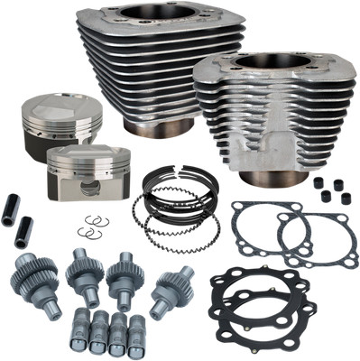 S & S Fahrrad Hooligan Kits für Sportster 1200 cc Bis 1250 Cc Silber #910-0609