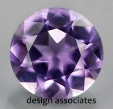 BRAZILIAN AMETHYST 8 MM ROUND CUT ALL NATURAL F-3604