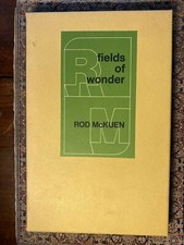 Fields of Wonder by Rod McKuen Signed 1st Ed HC S/C 1971 Cheval/Random House Fields of Wonder by Rod McKuen Signed 1st Ed HC S/C 1971 Cheval/Random House