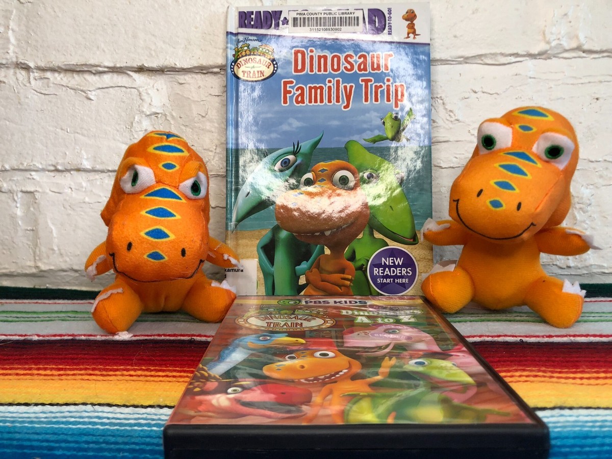 Jim Henson's Dinosaur Train Stuffed Animal Ready Read Family Trip