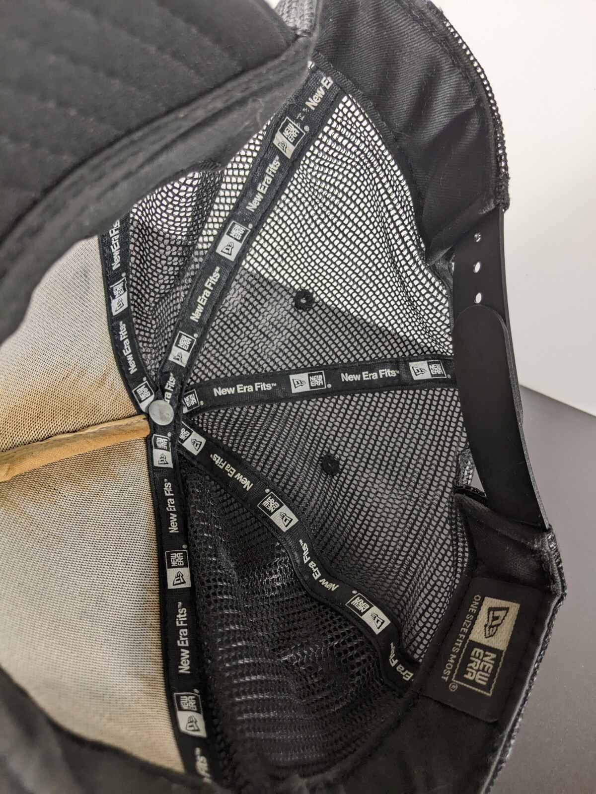 Volcom New Era Give Jeans A Chance Black Mesh Snapback Hat