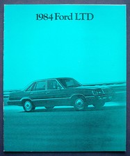 Brochure depliant 1984 Ford LTD (USA)