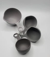 Bamboozle Measuring Cups 4 Piece Dry or Liquid Cooking Measuring • Bamboo Fiber